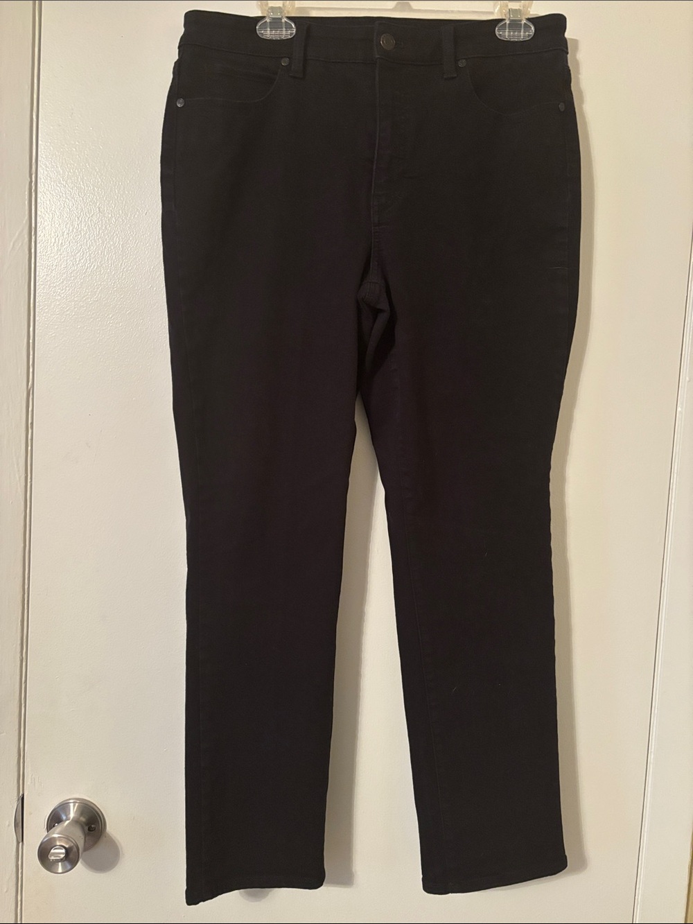 Talbots Women's Straight Leg Jeans - Black